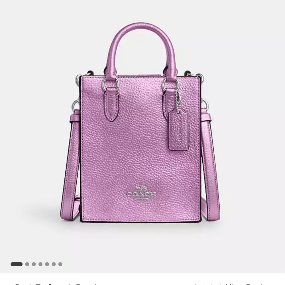 North South Mini Tote- COACH